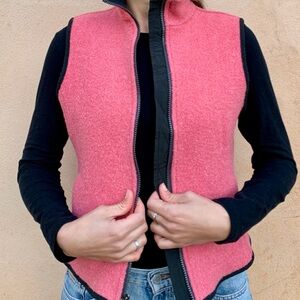 Woolrich Pink and Black Women's Vest